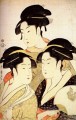 three beauties of the present day 1793 Kitagawa Utamaro Ukiyo e Bijin ga